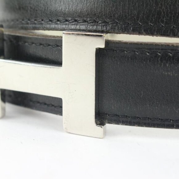 Hermès 24mm Reversible H Logo Belt Kit Silver Constance  39H0R main image 7